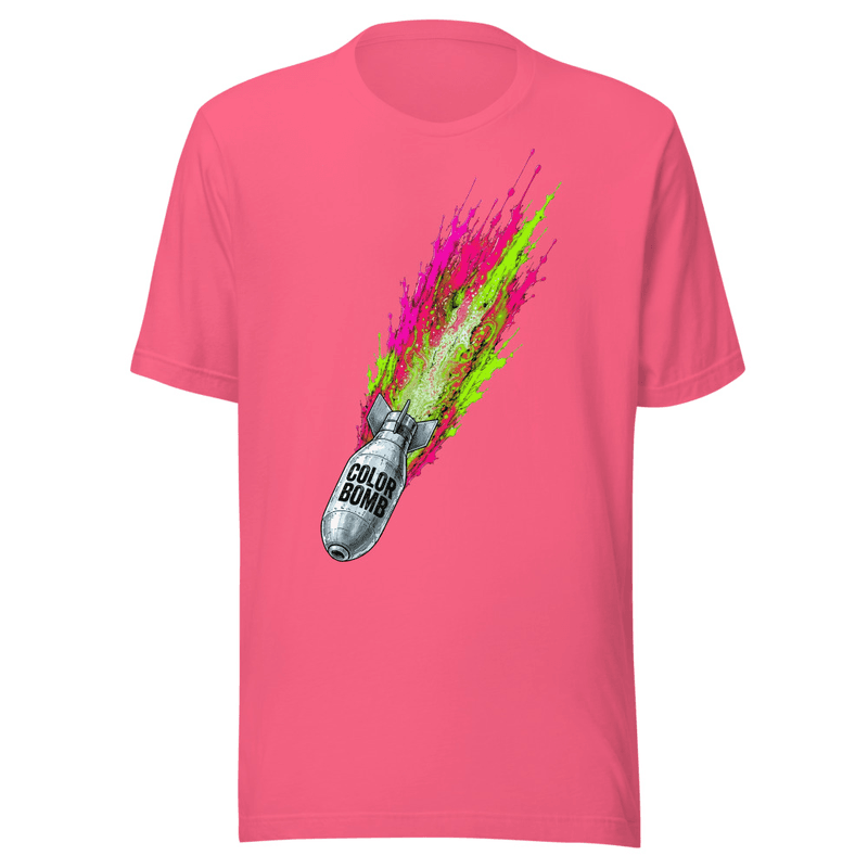 Color Bomb Pink/Green T-shirt