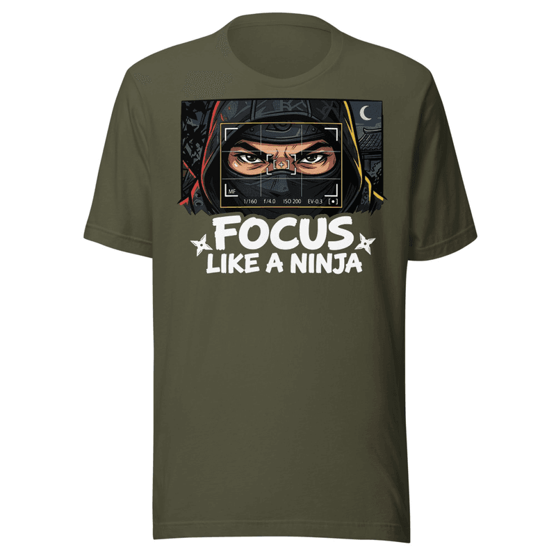 Focus Like a Ninja T-shirt