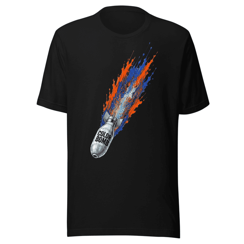 Color Bomb Blue/Orange T-shirt