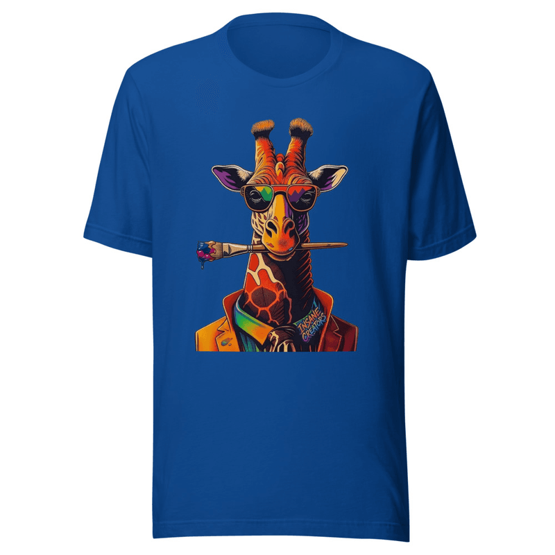 Giraffe Artist T-shirt