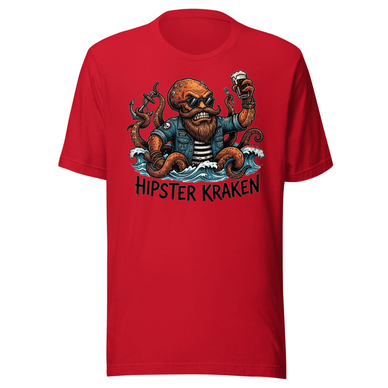 Hipster Kraken T-Shirt