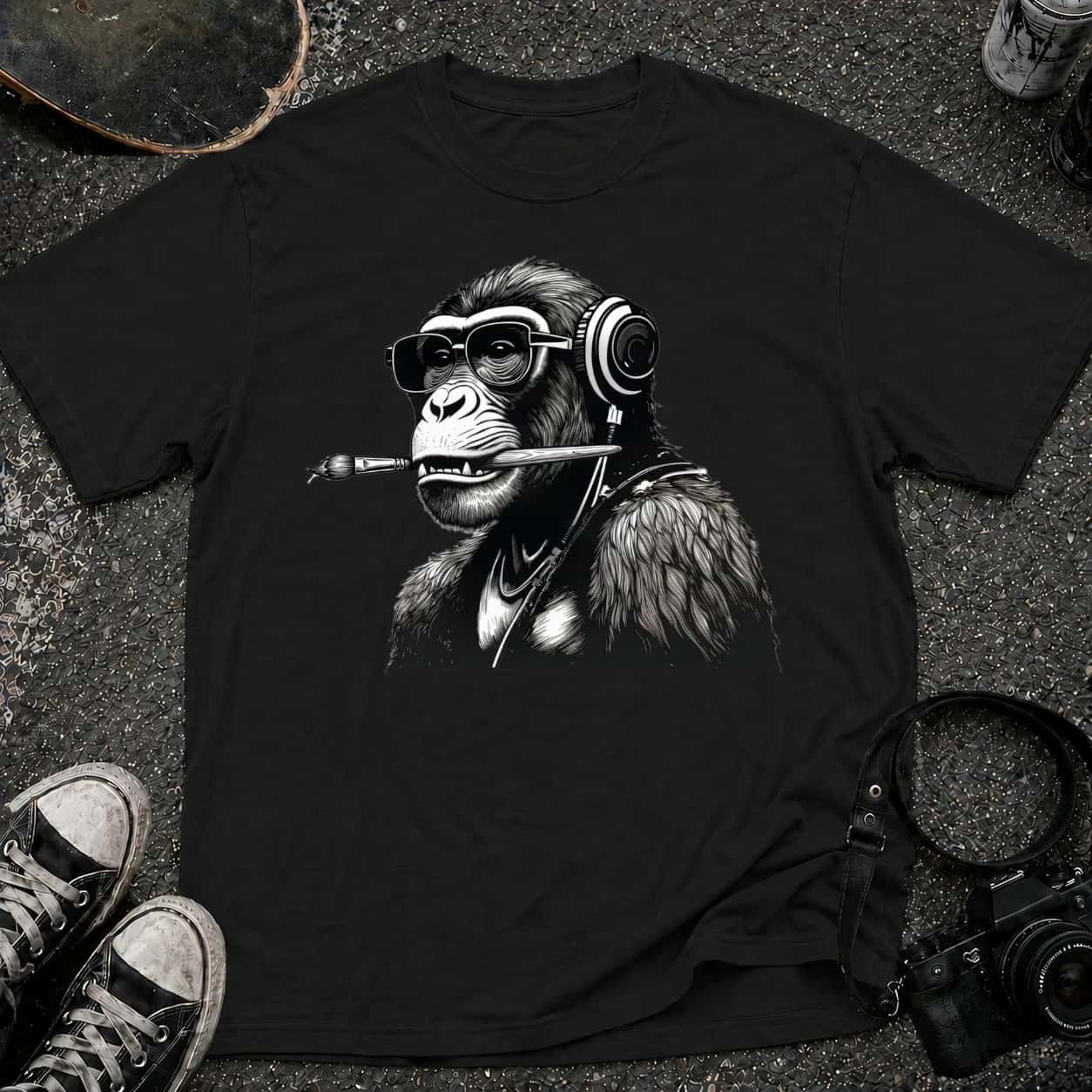 Chimp Artist T-shirt