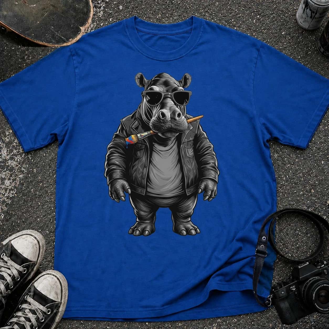 Hippo Artist T-shirt